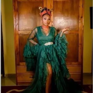 Dark Green Getting Ready Bridal Robe